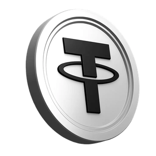 Élément de cryptomonnaie Tether USDT intégré à la section confiance de la communauté trading